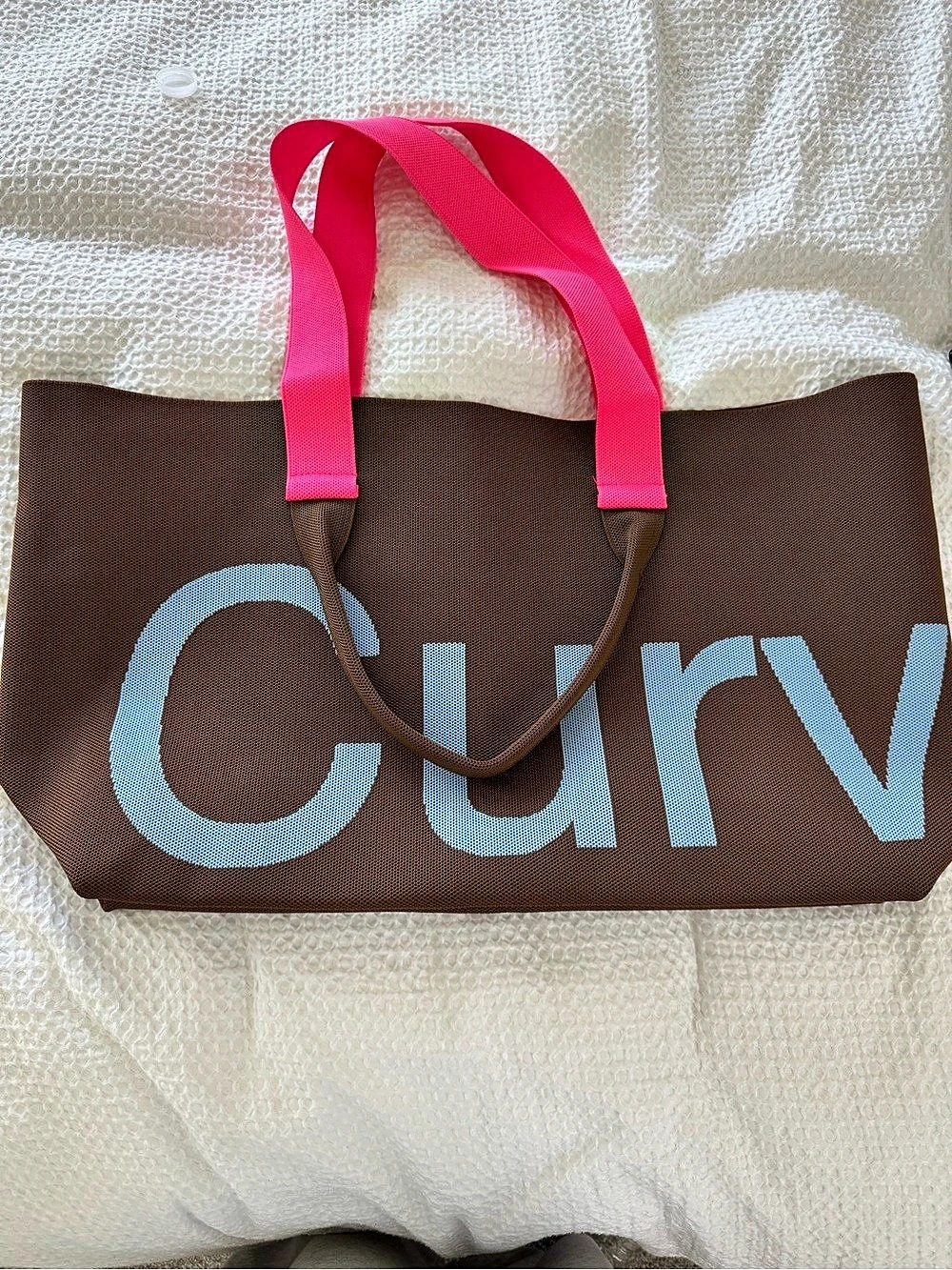 Curves by Sean Brown Curves Knit Tote Penny & Pink
